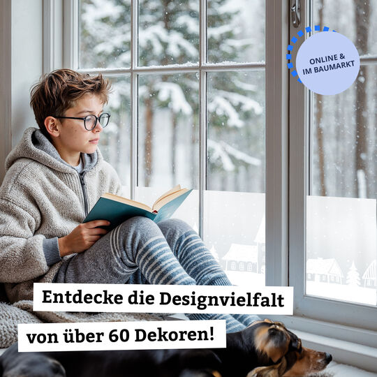 Fensterfolie static window border Winter Homes image number null